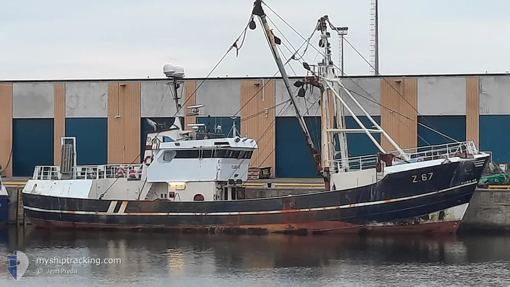 mfv z67 rubens (Fishing Vessel) - IMO 8410017, MMSI 205155000, Call Sign OPCO under the flag of Belgium