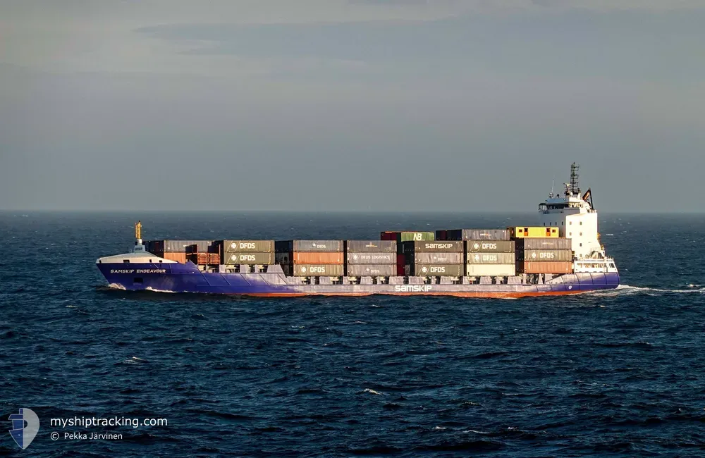 samskip endeavour (Container Ship) - IMO 9436290, MMSI 209380000, Call Sign 5BEY3 under the flag of Cyprus