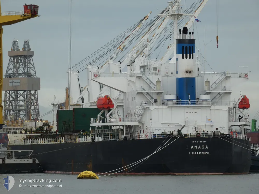 anasa (Bulk Carrier) - IMO 9389215, MMSI 210895000, Call Sign 5BEL4 under the flag of Cyprus