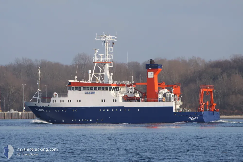 alkor (Research Vessel) - IMO 8905880, MMSI 211216570, Call Sign DBND under the flag of Germany