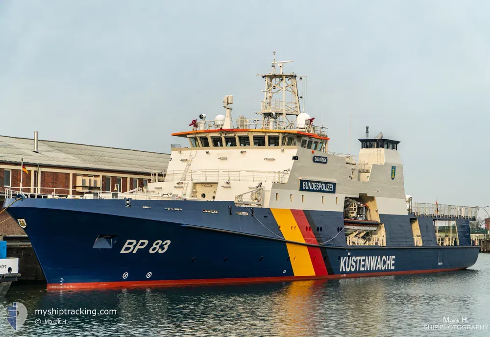 bad dueben (Patrol Vessel) - IMO 9830032, MMSI 211815690, Call Sign DBBP under the flag of Germany