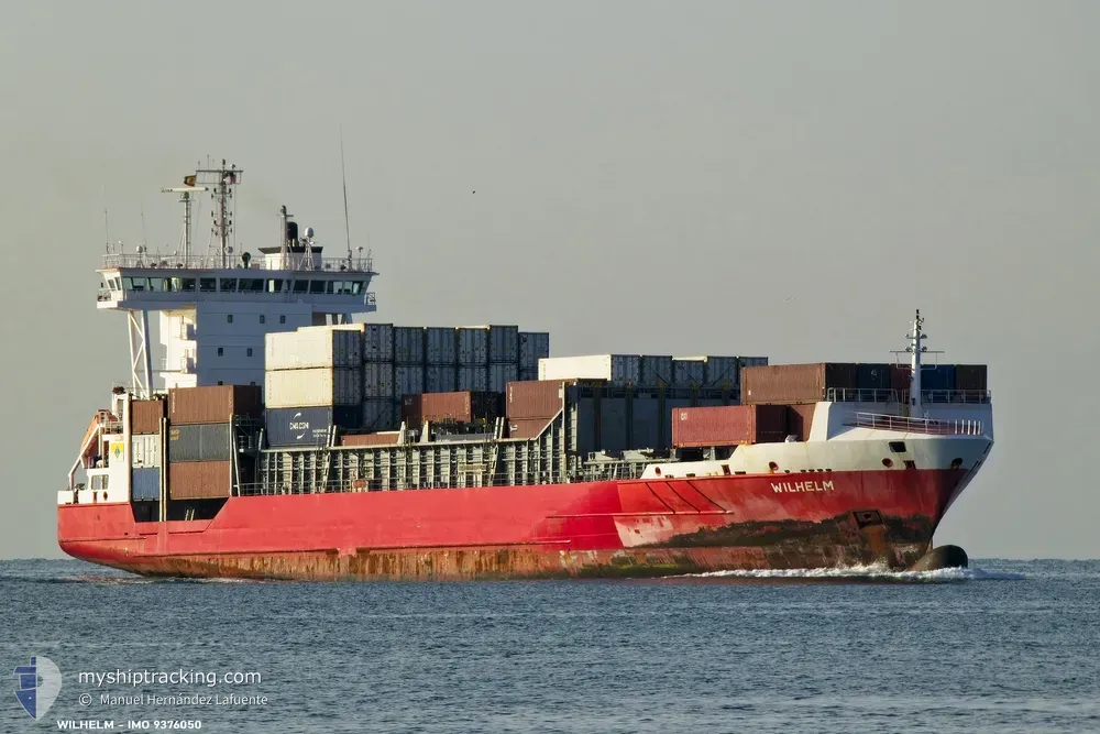 wilhelm (Container Ship) - IMO 9376050, MMSI 212777000, Call Sign 5BJB2 under the flag of Cyprus