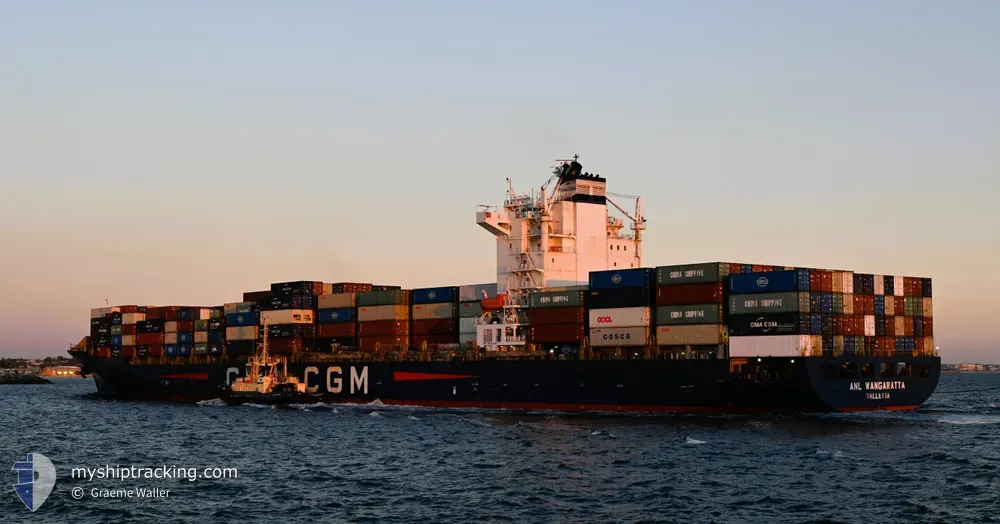anl wangaratta (Container Ship) - IMO 9334167, MMSI 215167000, Call Sign 9HA4991 under the flag of Malta