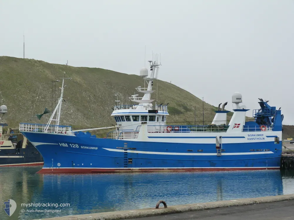 borkumrif (Fishing vessel) - IMO -, MMSI 219956000, Call Sign OWRG under the flag of Denmark