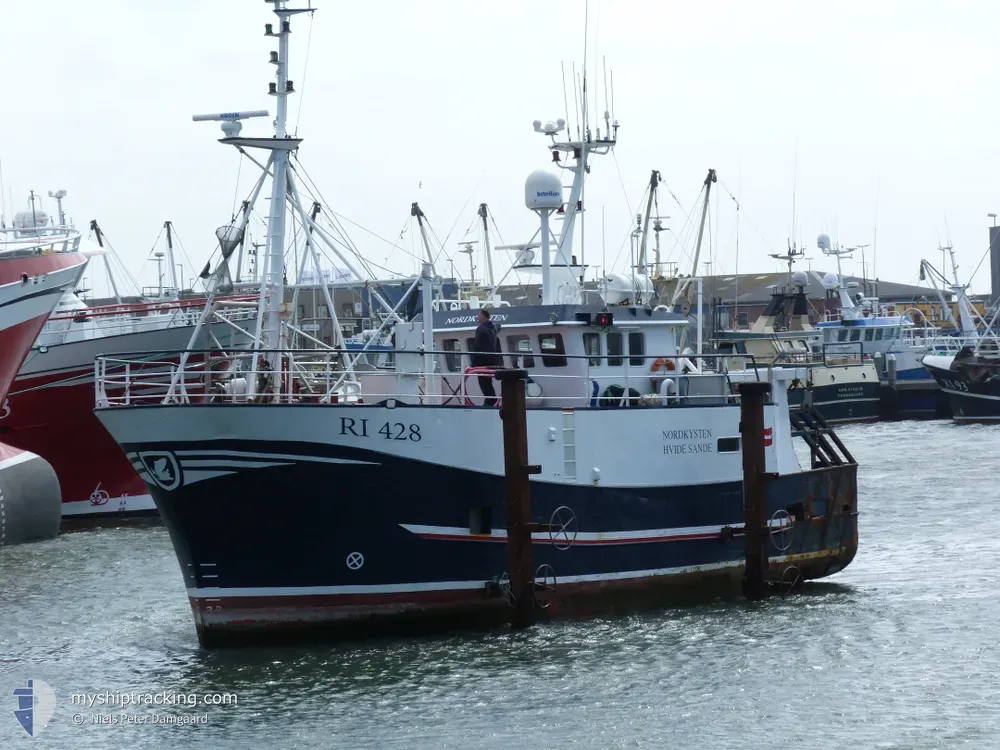 ri 428 nordkysten (Fishing vessel) - IMO -, MMSI 220225000, Call Sign OXJD under the flag of Denmark