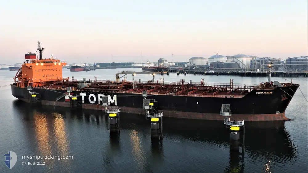 torm kansas (Chemical/Oil Products Tanker) - IMO 9290646, MMSI 220565000, Call Sign OYNA2 under the flag of Denmark