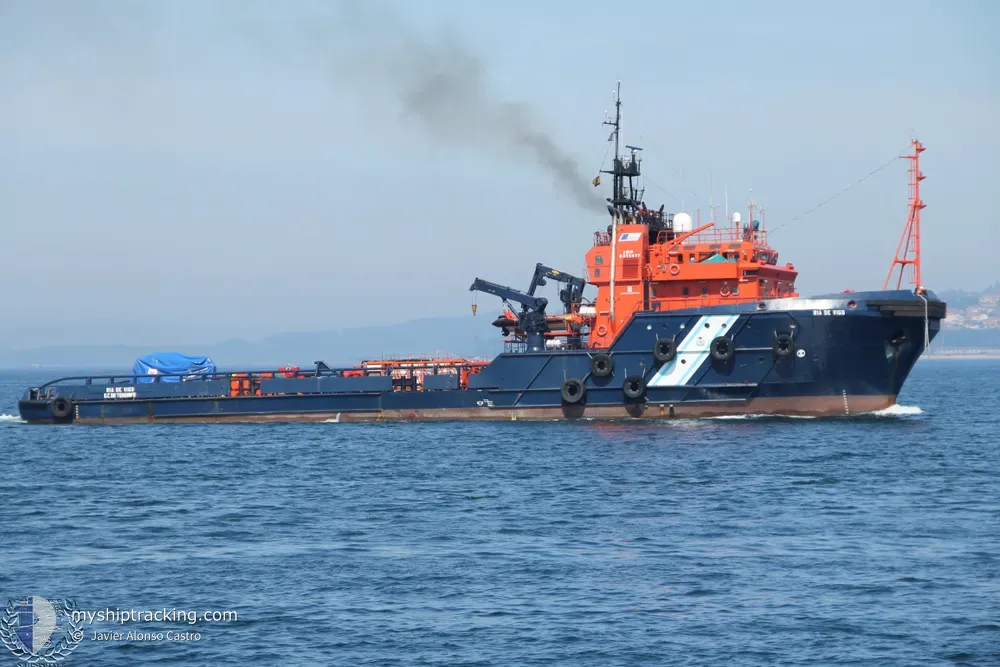 ria de vigo (Offshore Tug/Supply Ship) - IMO 8311417, MMSI 224590000, Call Sign EDID under the flag of Spain