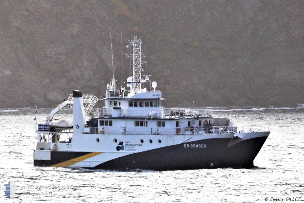 antea (Fishing Support Vessel) - IMO 9128506, MMSI 228111000, Call Sign FNUR under the flag of France