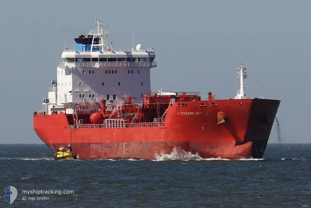 giovanni dp (Chemical/Oil Products Tanker) - IMO 9261516, MMSI 229545000, Call Sign 9HA3395 under the flag of Malta