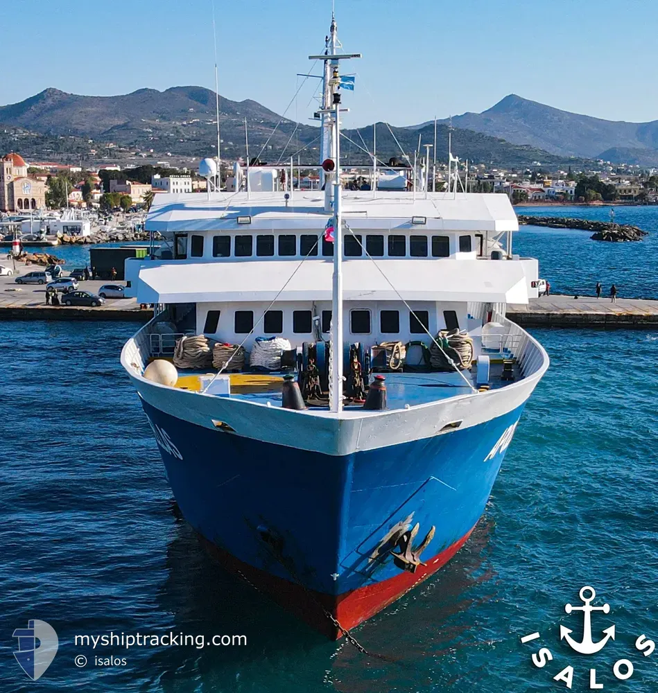 apollon hellas (Passenger/Ro-Ro Cargo Ship) - IMO 8807105, MMSI 237002600, Call Sign SWFP under the flag of Greece