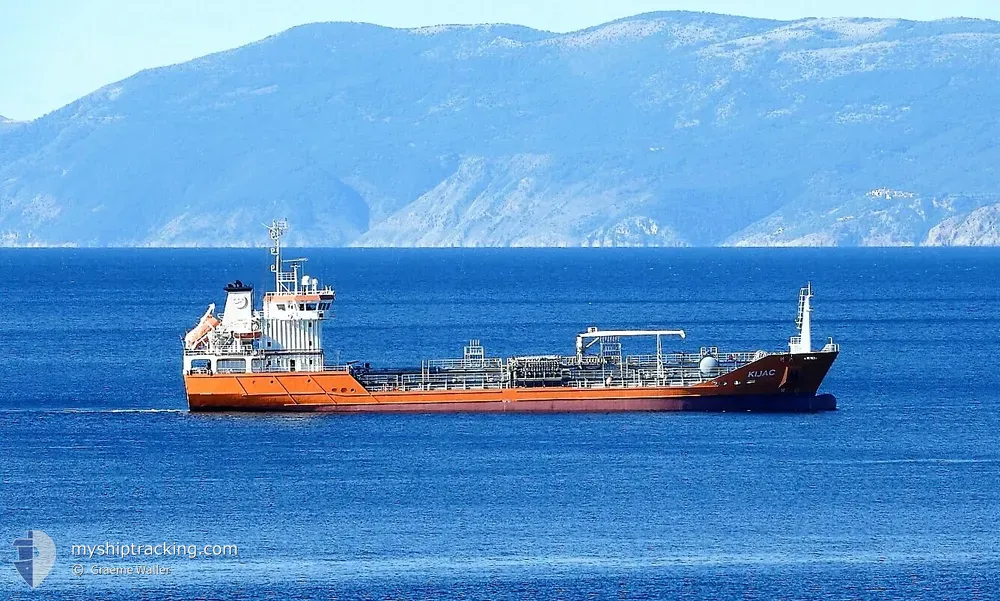 kijac (Chemical/Oil Products Tanker) - IMO 9339416, MMSI 238255000, Call Sign 9AA6415 under the flag of Croatia