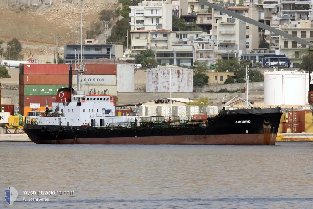 accord (Oil Products Tanker) - IMO 8923129, MMSI 239998600, Call Sign SVA7378 under the flag of Greece