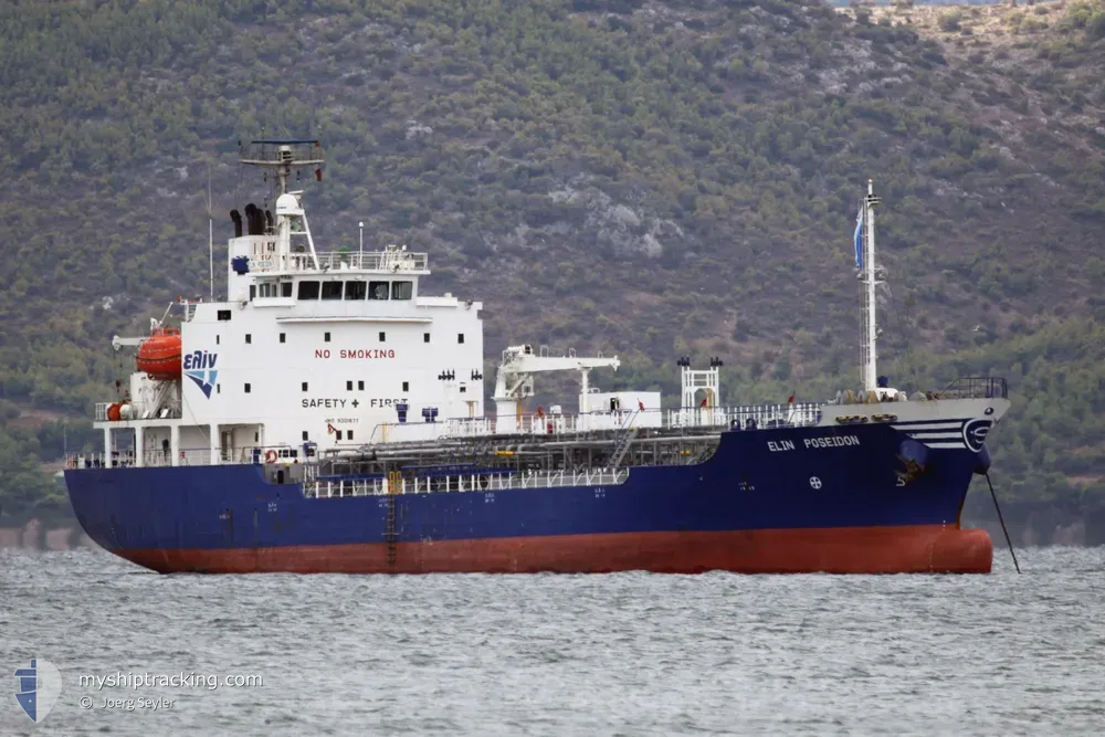 elin poseidon (Chemical/Oil Products Tanker) - IMO 9301677, MMSI 241006000, Call Sign SVAZ2 under the flag of Greece