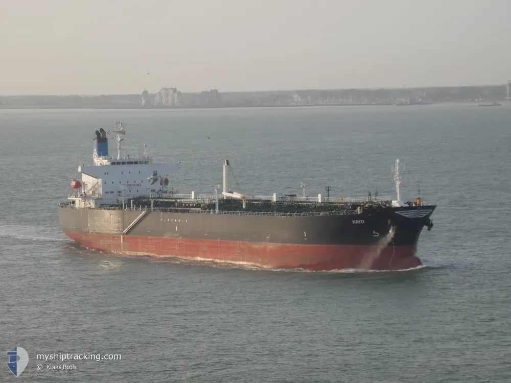 kriti (Crude Oil Tanker) - IMO 9270737, MMSI 241322000, Call Sign SVBZ2 under the flag of Greece