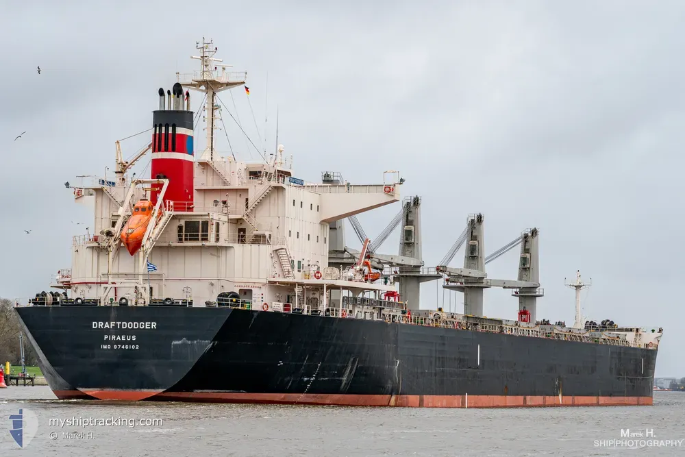 draftdodger (Bulk Carrier) - IMO 9746102, MMSI 241421000, Call Sign SVCI5 under the flag of Greece