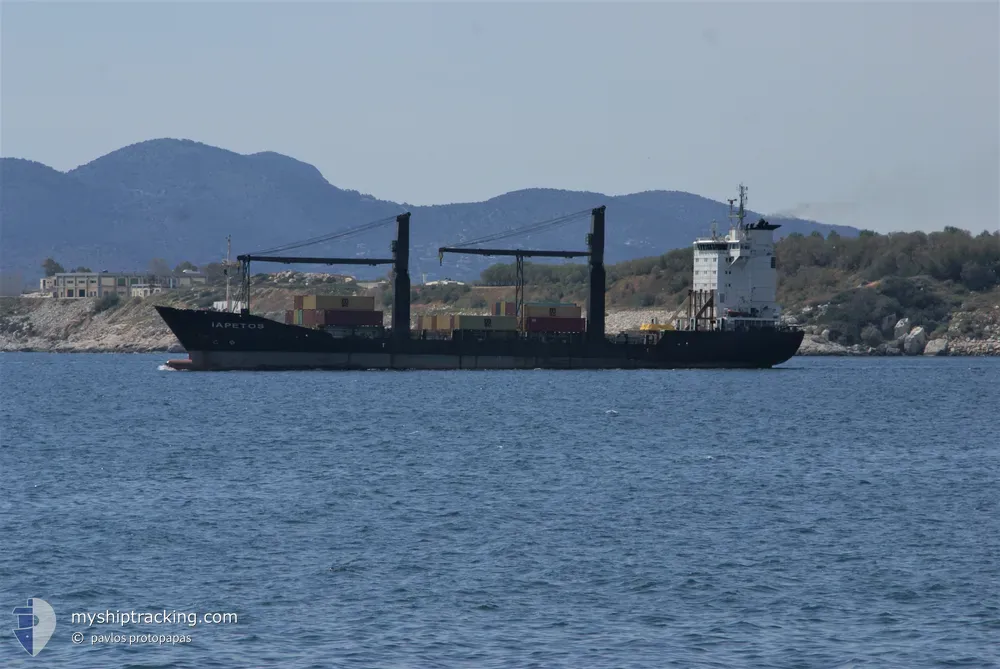 iapetos (Container Ship) - IMO 9204491, MMSI 241511000, Call Sign SVCP7 under the flag of Greece
