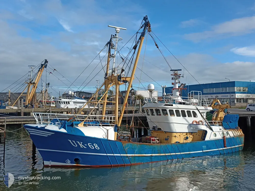 uk68 jelle-kornelis (Fishing Vessel) - IMO 9056181, MMSI 244075000, Call Sign PDER under the flag of Netherlands