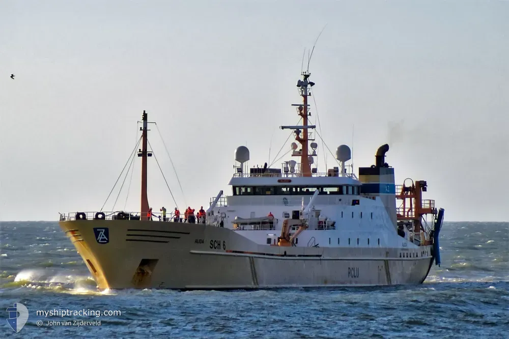 alida (Fish Factory Ship) - IMO 8224418, MMSI 244309000, Call Sign PCLU under the flag of Netherlands