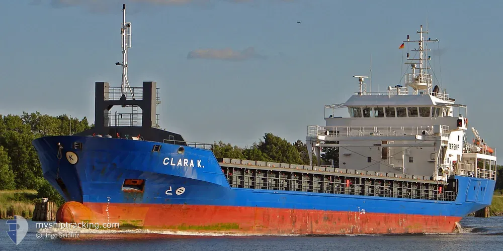 clara k (General Cargo Ship) - IMO 9373321, MMSI 244424000, Call Sign PHJI under the flag of Netherlands