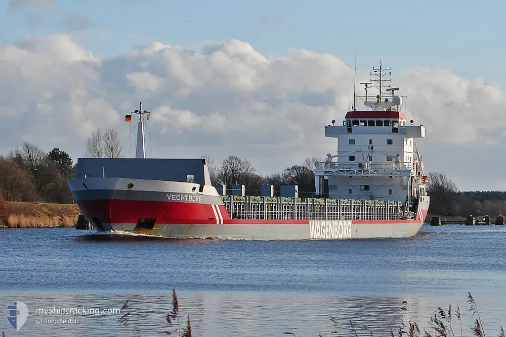vechtborg (General Cargo Ship) - IMO 9160334, MMSI 244615184, Call Sign PCZF under the flag of Netherlands