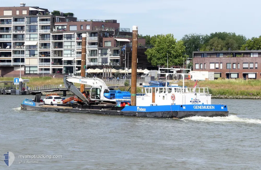 zwartewater (Dredging or UW ops) - IMO -, MMSI 244630154, Call Sign PC8630 under the flag of Netherlands