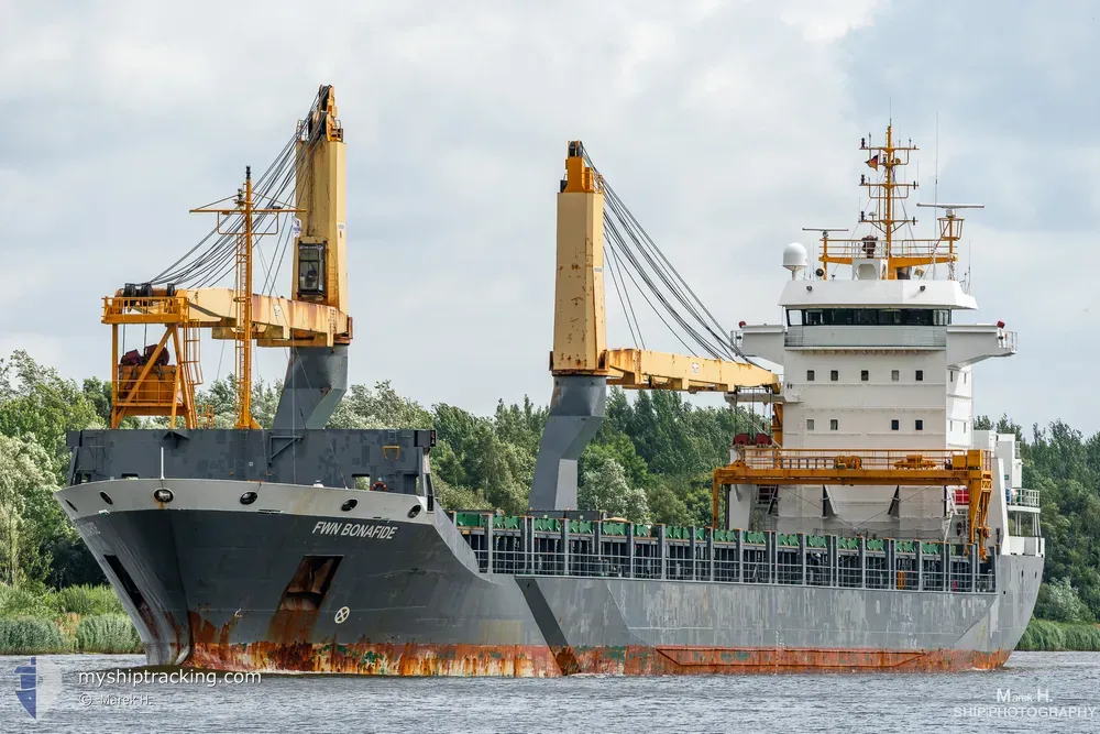 fwn bonafide (General Cargo Ship) - IMO 9321108, MMSI 244850855, Call Sign PCWF under the flag of Netherlands