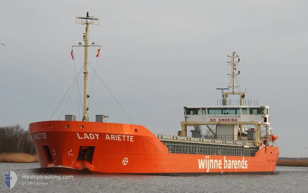 lady ariette (General Cargo Ship) - IMO 9760378, MMSI 244870420, Call Sign PDCZ under the flag of Netherlands
