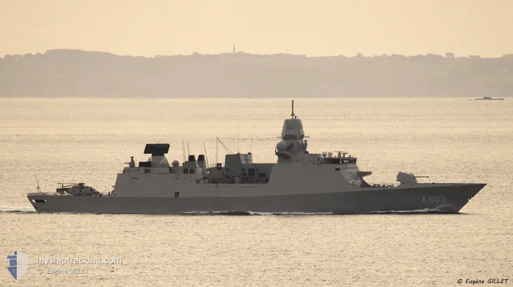 hnlms tromp (Military ops) - IMO -, MMSI 244899000, Call Sign PAET under the flag of Netherlands