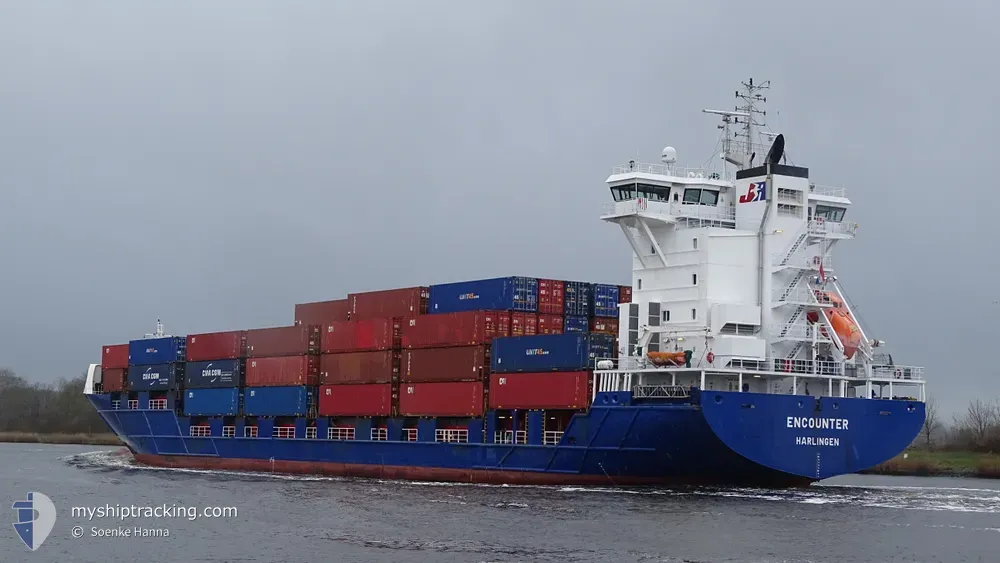 encounter (Container Ship) - IMO 9255775, MMSI 245078000, Call Sign PHAO under the flag of Netherlands