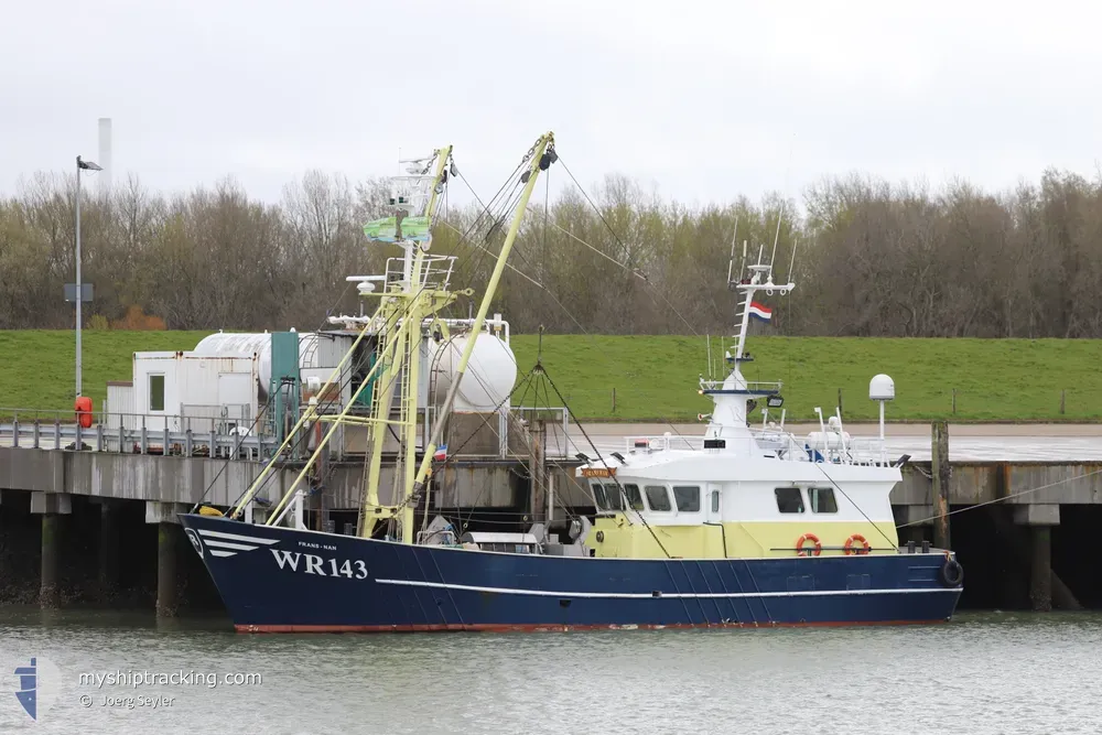 wr 143 frans nan (Fishing vessel) - IMO -, MMSI 246150000, Call Sign PBEE under the flag of Netherlands