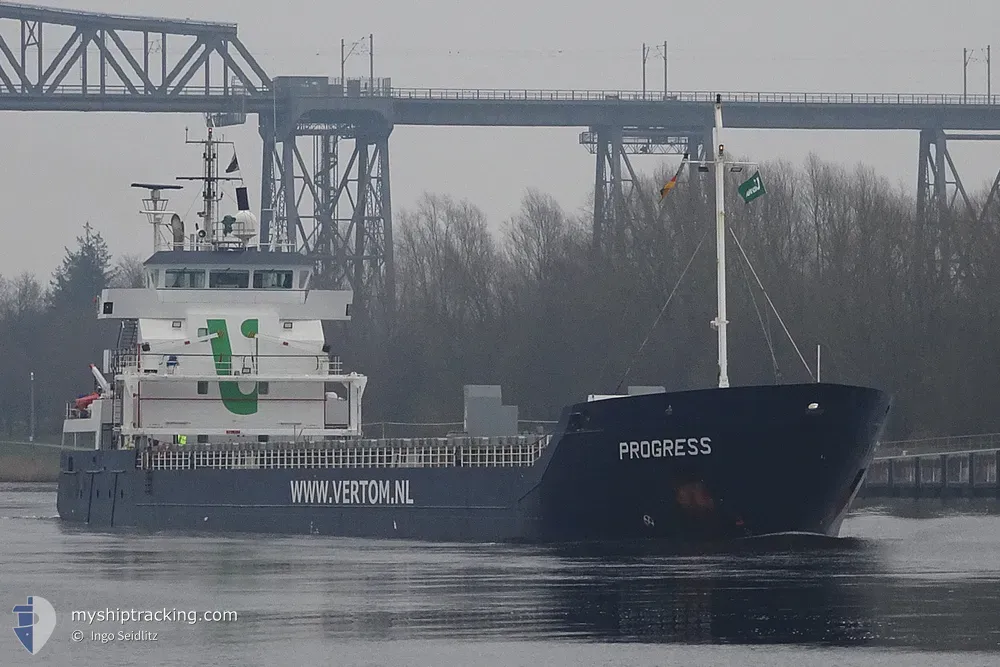 progress (General Cargo Ship) - IMO 9371828, MMSI 246303000, Call Sign PBPK under the flag of Netherlands