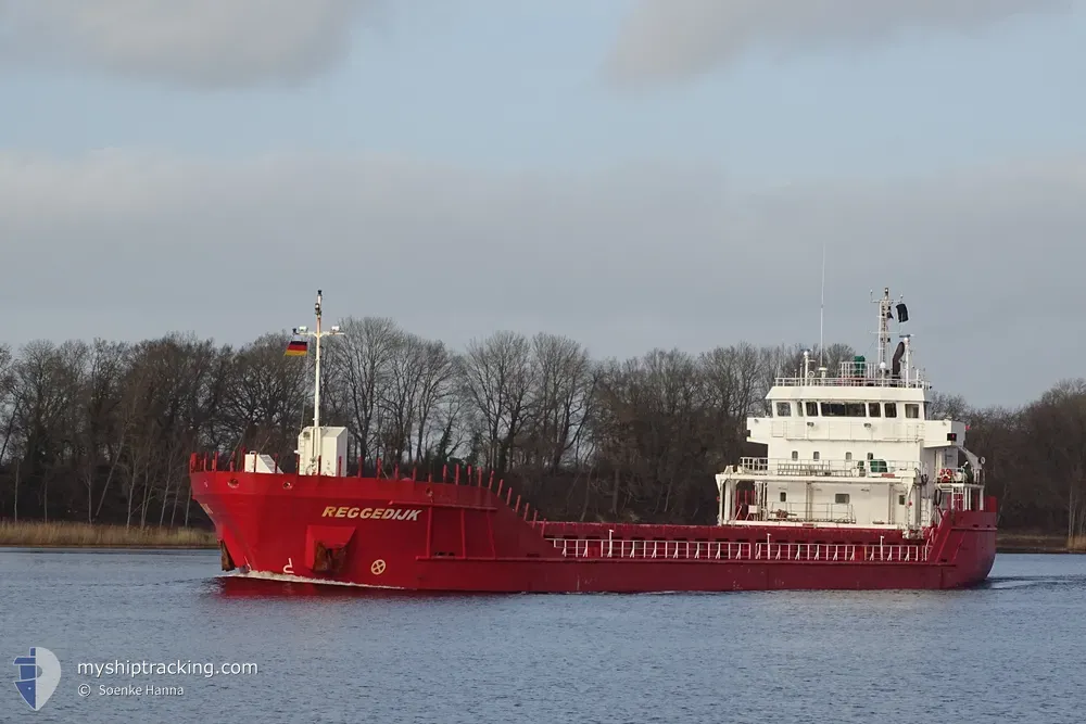 reggedijk (General Cargo Ship) - IMO 9515034, MMSI 246455000, Call Sign PCJU under the flag of Netherlands