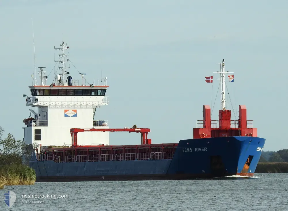eems river (General Cargo Ship) - IMO 9528524, MMSI 246802000, Call Sign PCLH under the flag of Netherlands