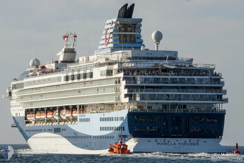 marella explorer (Passenger (Cruise) Ship) - IMO 9106297, MMSI 249051000, Call Sign 9HJH9 under the flag of Malta