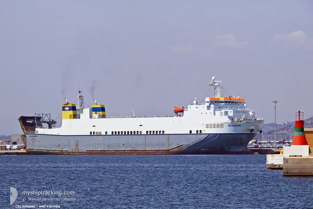 celandine (Ro-Ro Cargo Ship) - IMO 9183984, MMSI 249436000, Call Sign 9HA4244 under the flag of Malta