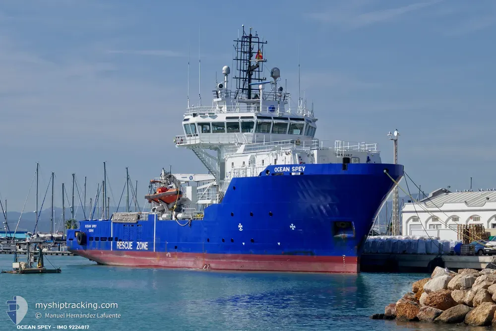 ocean spey (Offshore Tug/Supply Ship) - IMO 9224817, MMSI 250004208, Call Sign EISA6 under the flag of Ireland