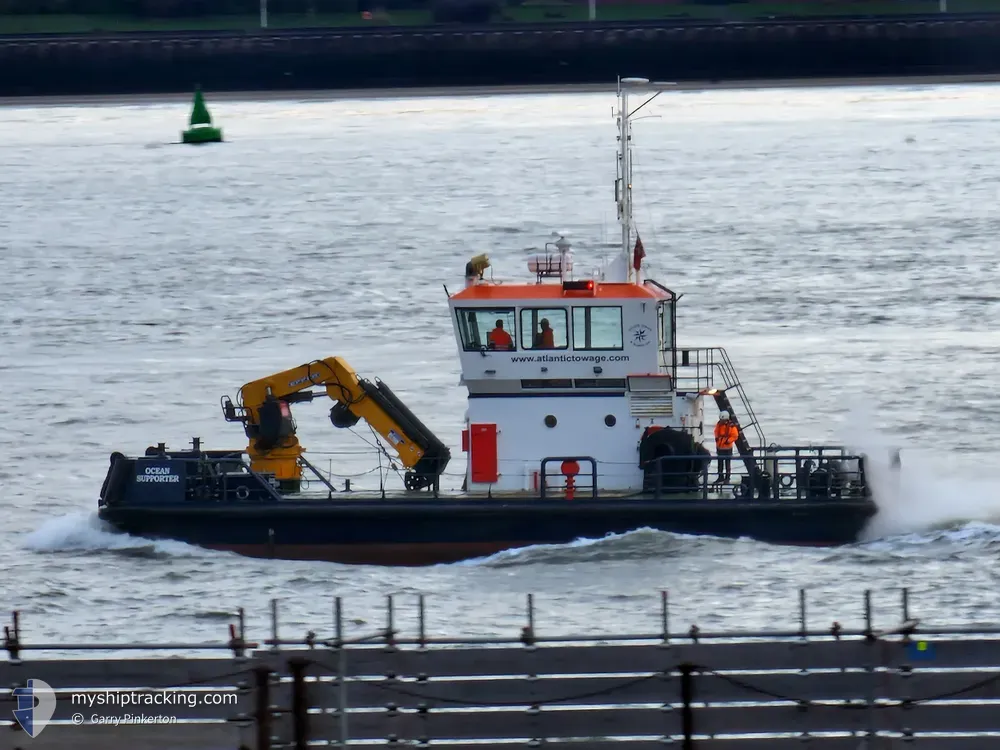 ocean supporter (Tug) - IMO -, MMSI 250005038, Call Sign EITS6 under the flag of Ireland