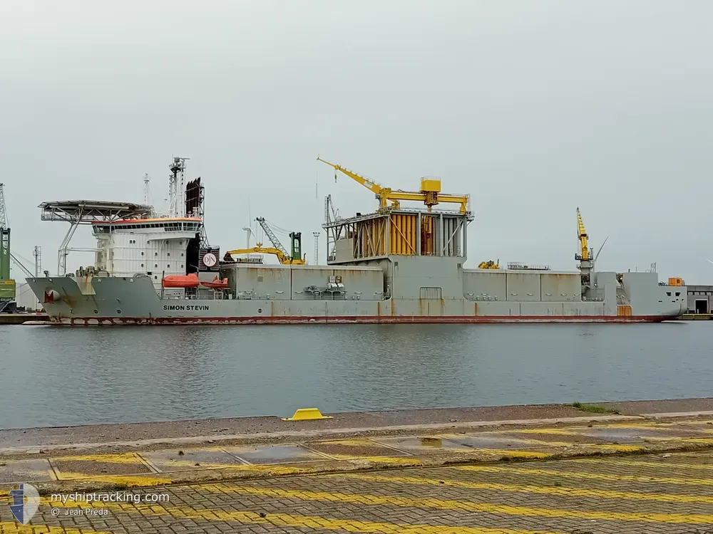 simon stevin (Pipe Burying Vessel) - IMO 9464807, MMSI 253309000, Call Sign LXUB under the flag of Luxembourg