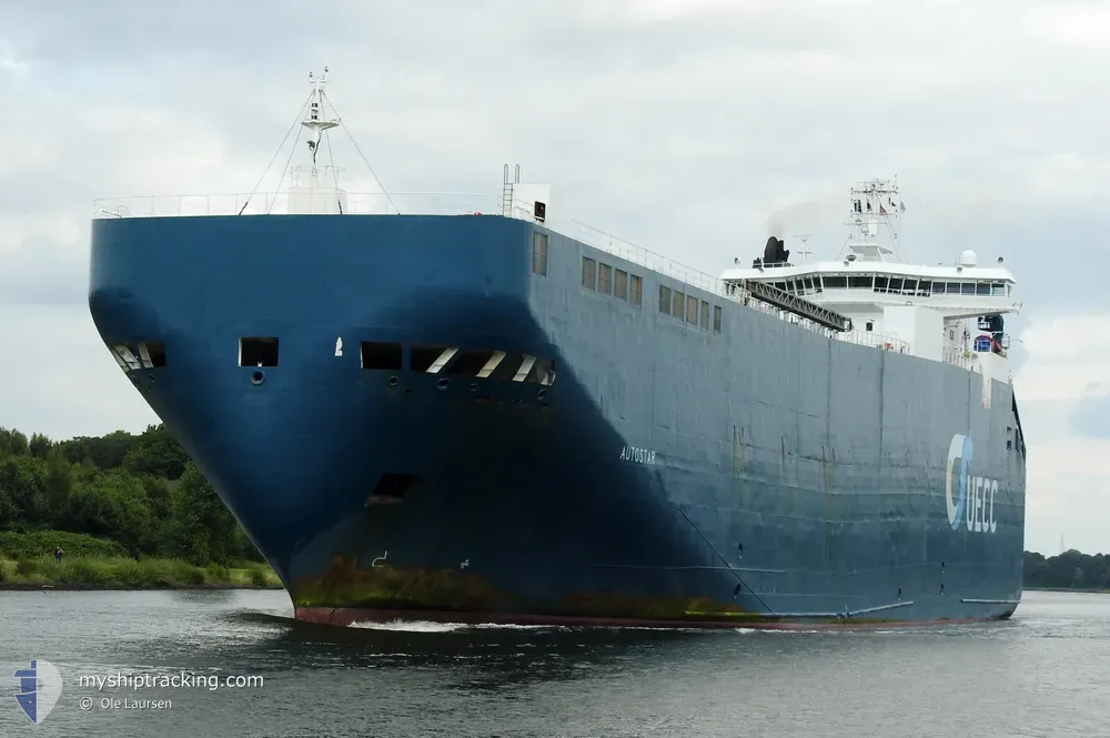 autostar (Vehicles Carrier) - IMO 9206786, MMSI 255801540, Call Sign CQQC under the flag of Madeira