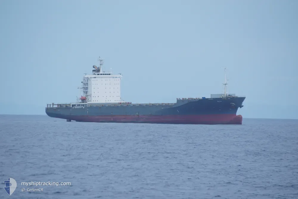 ella (Container Ship) - IMO 9259379, MMSI 255806053, Call Sign CQIS3 under the flag of Madeira