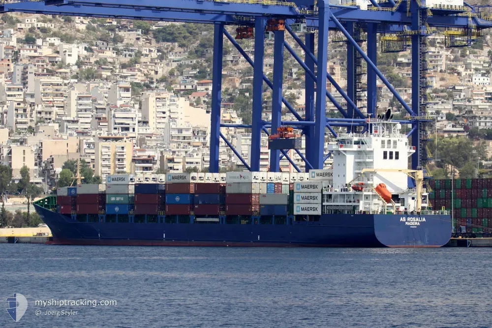 as rosalia (Container Ship) - IMO 9449845, MMSI 255806098, Call Sign CQIX8 under the flag of Madeira