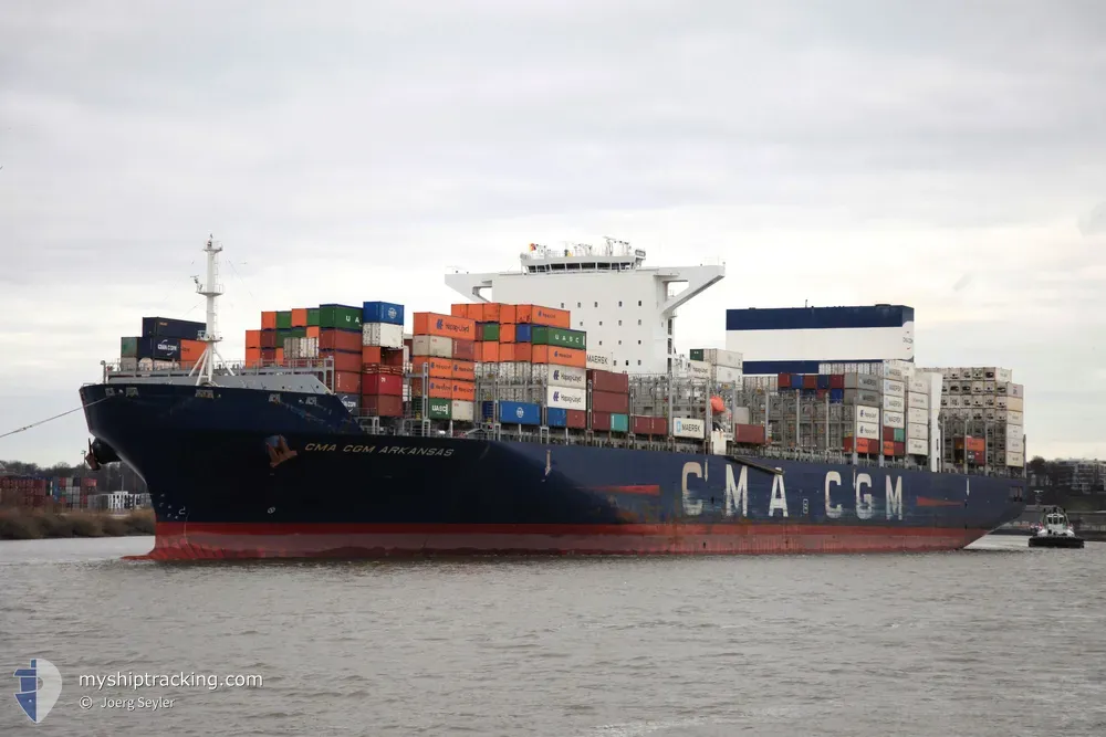 cma cgm arkansas (Container Ship) - IMO 9722651, MMSI 256644000, Call Sign 9HA3973 under the flag of Malta