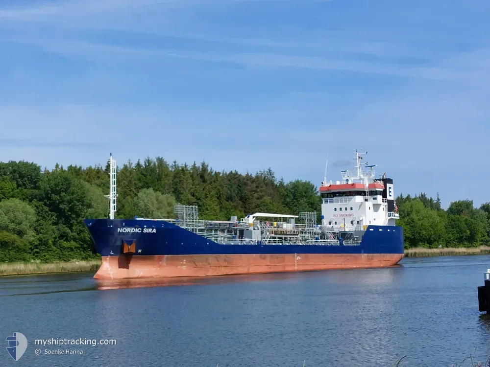 nordic sira (Chemical/Oil Products Tanker) - IMO 9346500, MMSI 257941000, Call Sign LAFX6 under the flag of Norway
