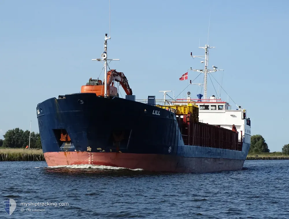 lill (General Cargo Ship) - IMO 8209743, MMSI 257975000, Call Sign LAVF7 under the flag of Norway