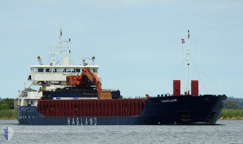 vestland (General Cargo Ship) - IMO 9132038, MMSI 258295000, Call Sign LAVM7 under the flag of Norway
