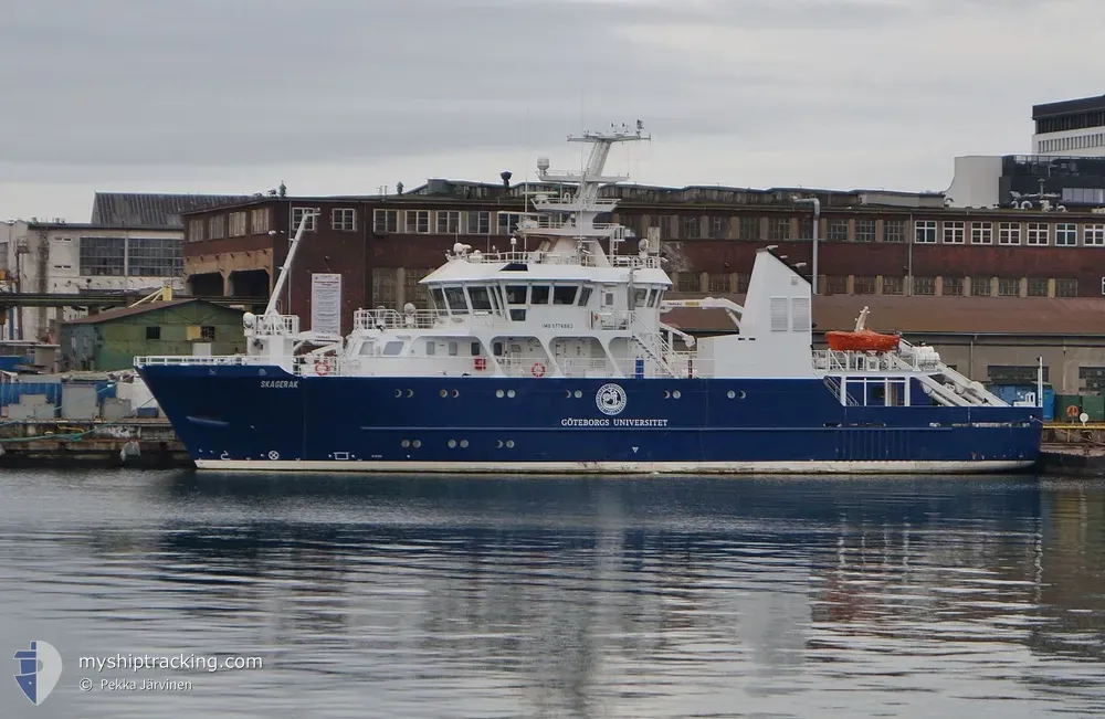 skagerak (Research Vessel) - IMO 9776963, MMSI 266459000, Call Sign SEYD under the flag of Sweden