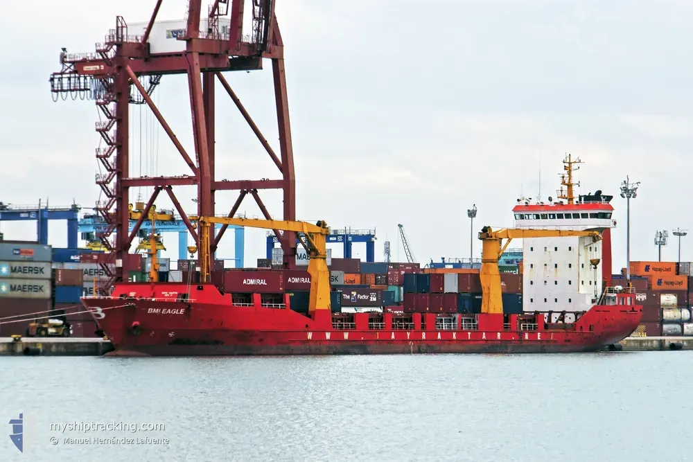 bmi eagle (Container Ship) - IMO 9200093, MMSI 271000578, Call Sign TCPB under the flag of Turkey