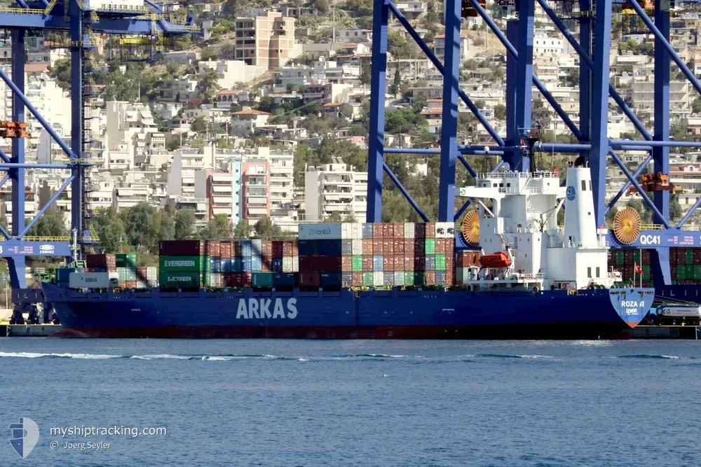 roza a (Container Ship) - IMO 9126742, MMSI 271001057, Call Sign TCRB7 under the flag of Turkey