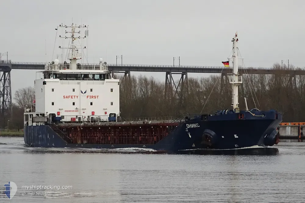 oniks (General Cargo Ship) - IMO 9555321, MMSI 273339540, Call Sign UAZM under the flag of Russia