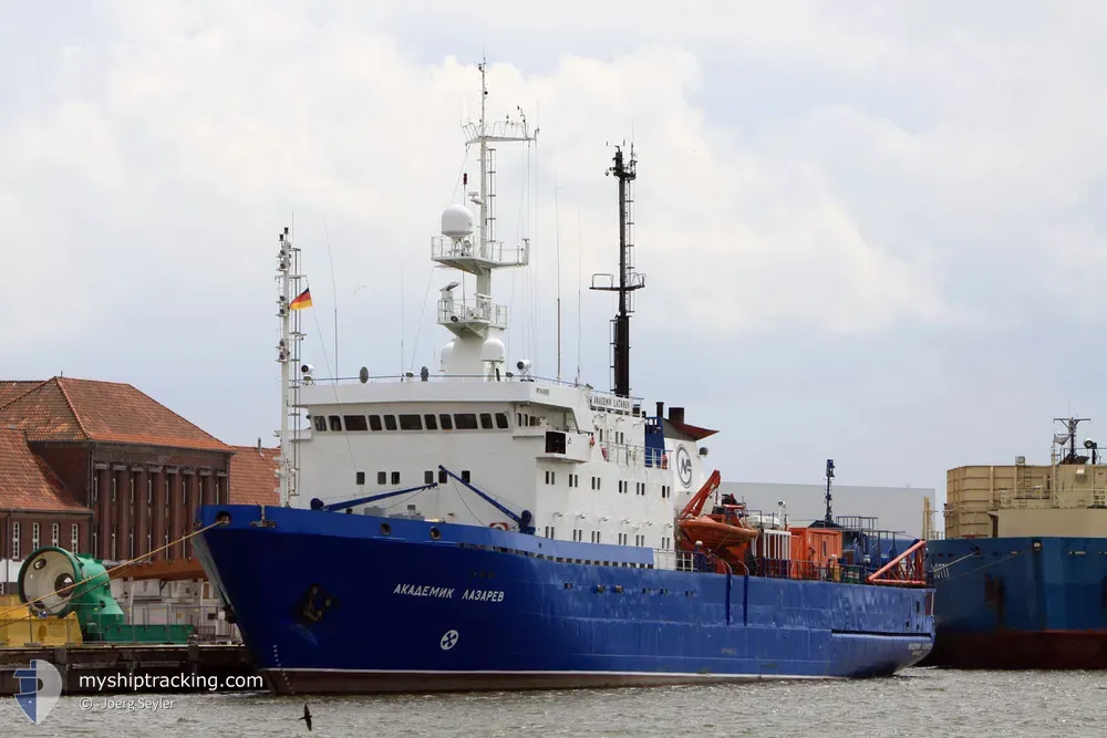 akademik lazarev (Research Vessel) - IMO 8408985, MMSI 273450600, Call Sign UAJS under the flag of Russia